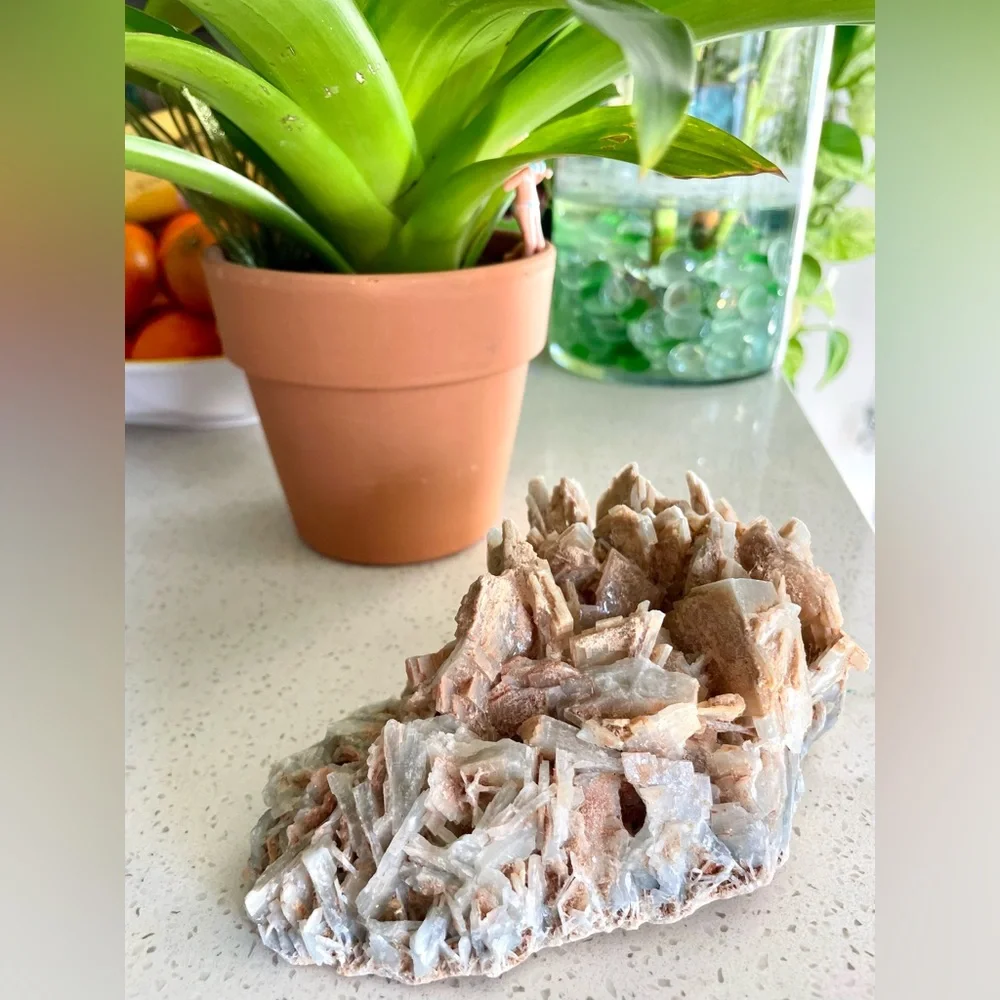 Blue Barite from Morocco - Picture 3 of 10